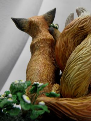 Ginger Foxes Custom Wedding Cake Topper