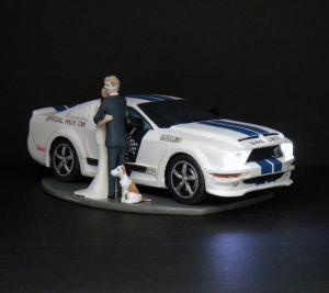 Shelby Mustang with LED lights Official Pace Car